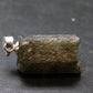 Extremely Rare Raw Gem Green Kornerupine Silver Pendant Crystal From Tanzania - 5.09 Grams - 1.0"