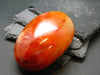 Carnelian Tumbled Stone From Madagascar - 2.8" - 164.41 Grams