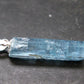 Aquamarine Crystal Silver Pendant From Vietnam - 1.3" - 2.44 Grams