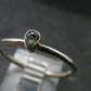 Genuine Alexandrite Gem Silver Ring From Russia - Size 10 - 1.62 Grams