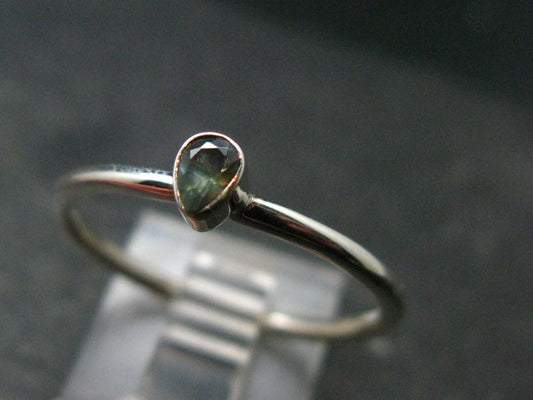 Genuine Alexandrite Gem Silver Ring From Russia - Size 10 - 1.62 Grams