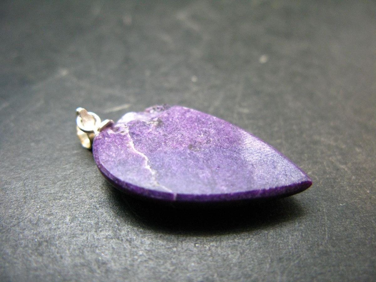 Rare Silver Stichtite Pendant from Australia - 1.3"