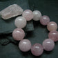 AAA Grade Morganite Genuine Bracelet ~ 7 Inches ~ 20mm Round Beads