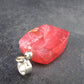 Rhodochrosite Sterling Silver Pendant from Alma Colorado - 1.2" - 7.07 Grams