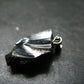 Unpolished Elite Shungite Silver Pendant from Russia - 1.1" - 1.94 Grams