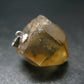 Natural Unheated Citrine Crystal Silver Pendant from Congo - 8.33 Grams