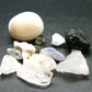 Synergy 12 Set Phenakite Moldavite Natrolite Petalite Danburite Tektite Scolecite Herderite Tanzanite Brookite 52.57 Gr