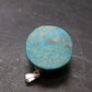 Genuine Turquoise Silver Pendant From Sleeping Beauty Arizona - 1.1" - 6.07 Grams