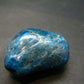 Neon Blue Apatite Tumbled Stone from Madagascar 42.43 Grams - 1.5"