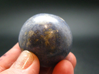 Dumortierite Ball Sphere From Peru - 62.32 Grams - 1.1"