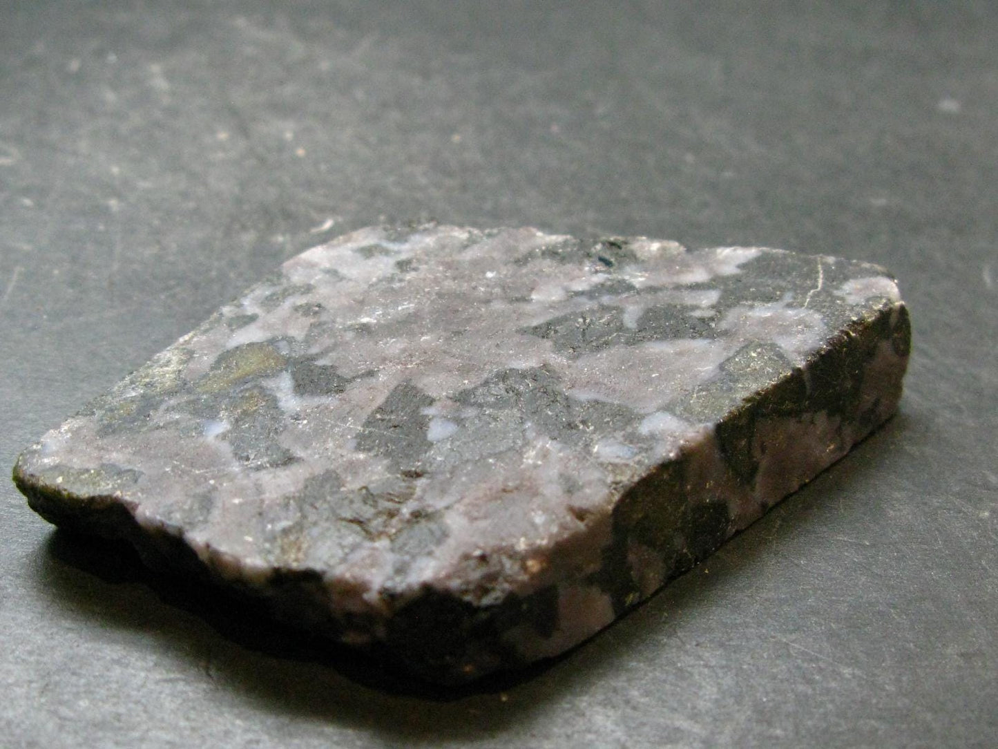 Gabbro Mystic Merlinite Slab From Indian Ocean - 9.9" - 70.20 Grams