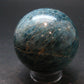 Large neon blue Apatite sphere from Madagascar- 365.94 - 2.3"