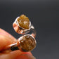Green Herderite Silver Ring From Brazil - 2.05 Grams - Size 5