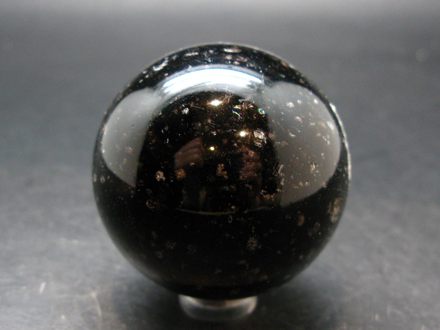 Incredible Cintamani Stone Pearl of Fire Sphere Ball from Indonesia - 1.9" - 132.11 Grams