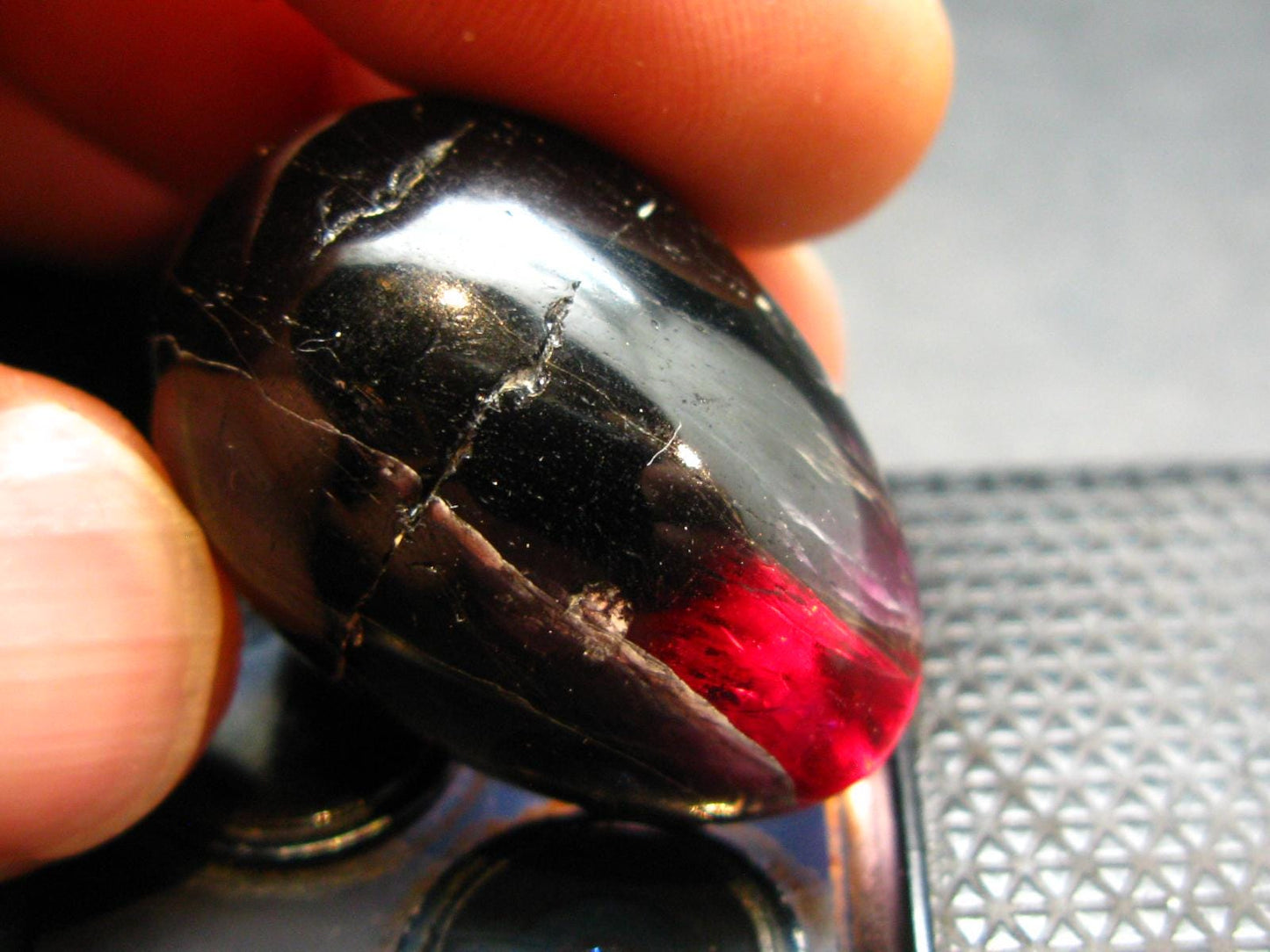 Watermelon Tourmaline Egg From Madagascar - 1.3" - 26.21 Grams