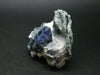 Benitoite on Natrolite Cluster From California - 2.1"