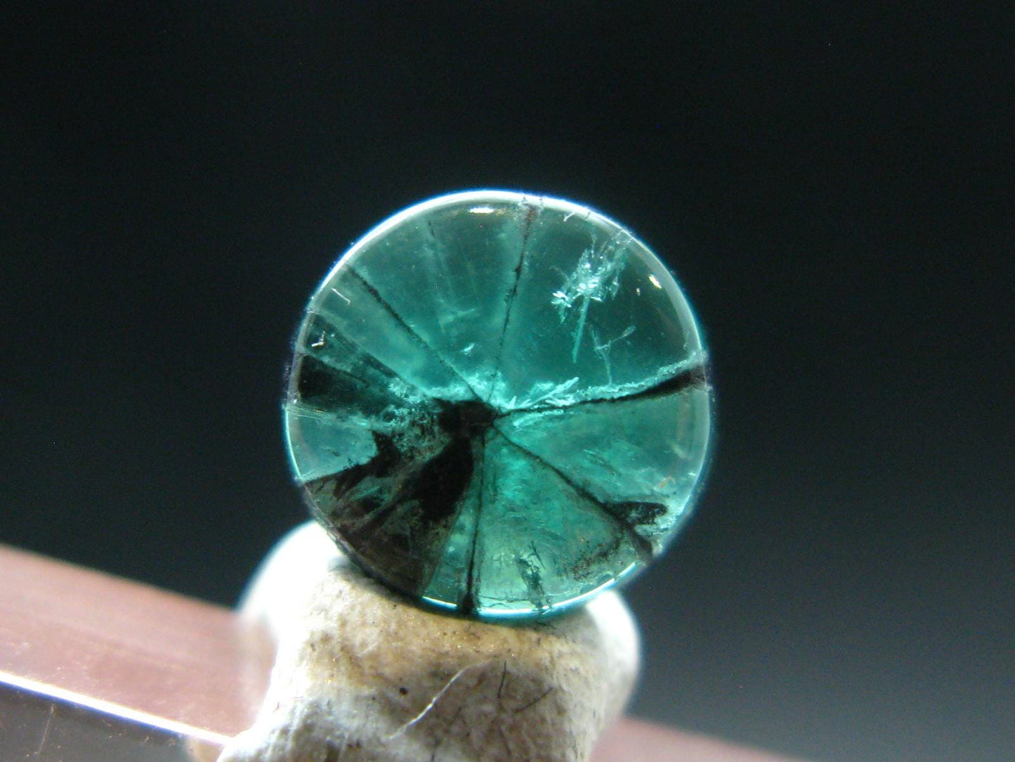 Beautiful Rare Gem Trapiche Emerald From Colombia - 1.72 Carats - 7.5x7.5mm