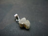 Extremely Rare Rough Beryllonite Crystal Silver Pendant from Afghanistan - 0.6" - 3.0 Carats