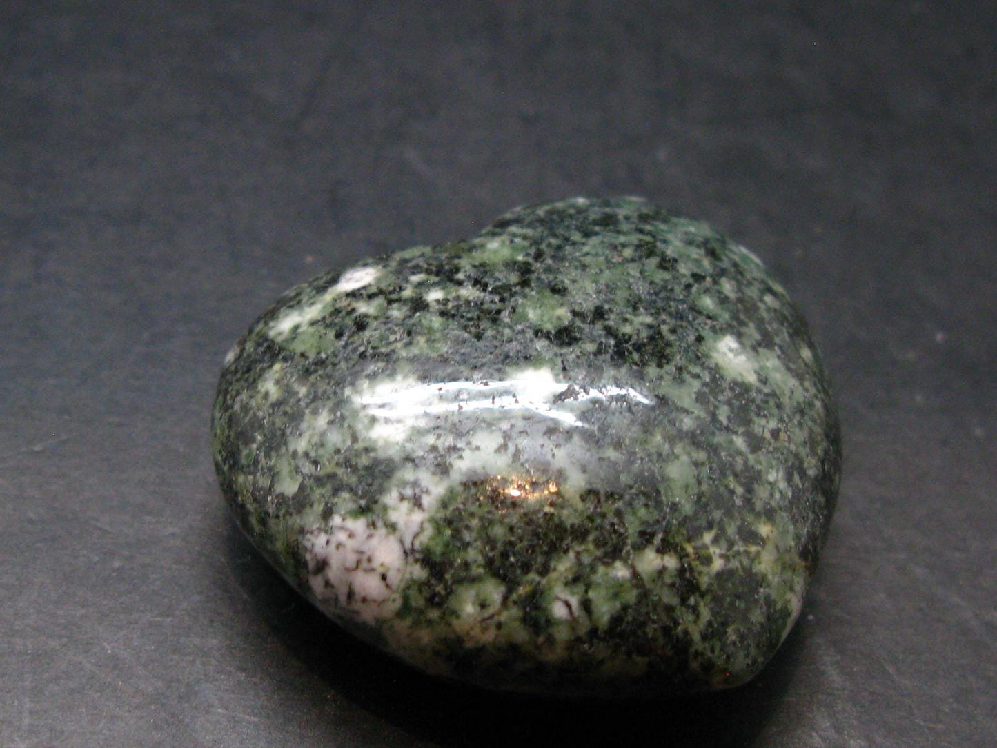 Rare Stonehenge Bluestone Heart From Wales UK - 1.5" - 46.45 Grams