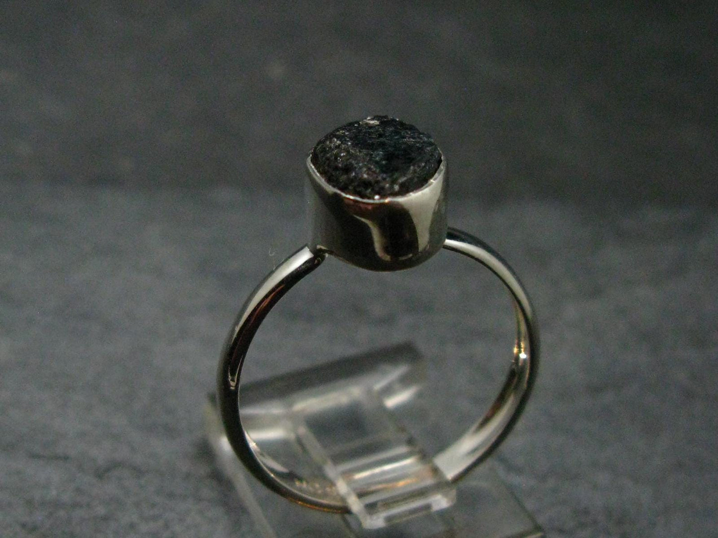 Alexandrite Crystal Silver Ring From Zimbabwe - Size 8 - 2.25 Grams
