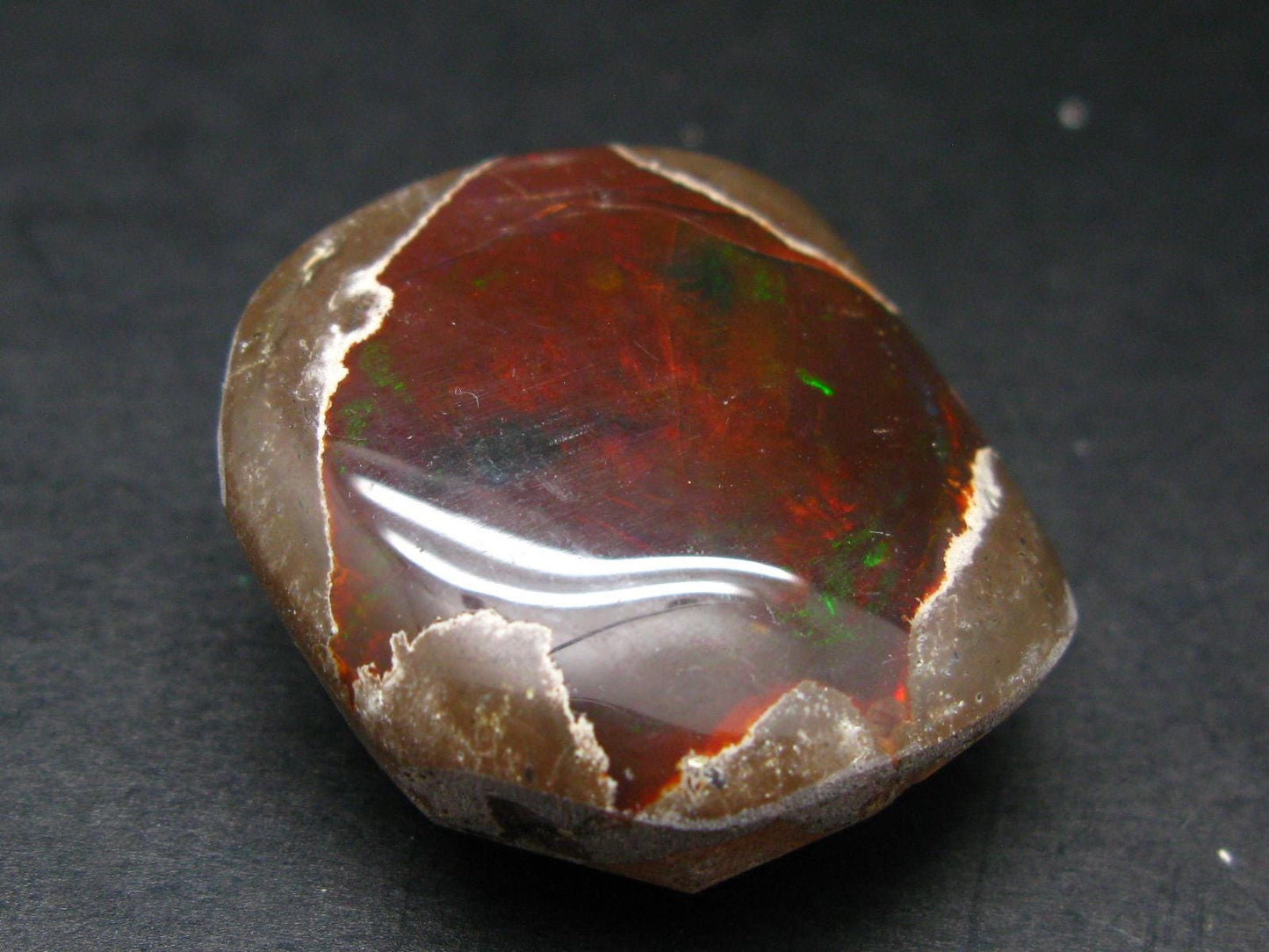 Natural Precious Opal With Play of Color from Ethiopia - 1.7" - 34.32 Grams