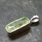 Green Kyanite Crystal Silver Pendant From Tanzania - 0.8" - 1.74 Grams
