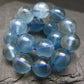 AAA Grade Gem Santa Maria Aquamarine Genuine Bracelet ~ 7.5 Inches ~ 12mm Round Beads