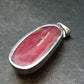 Rare Rhodochrosite Sterling Silver Pendant From Argentina - 1.5" - 8.78 Grams