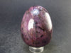 Genuine Ruby Corundum Egg from India - 96.2 Grams - 1.7"