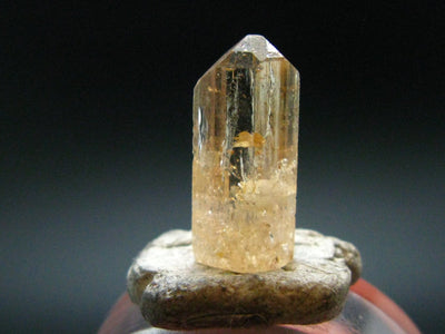 Imperial Topaz Crystal From Zambia - 0.4" - 6.35 Carats