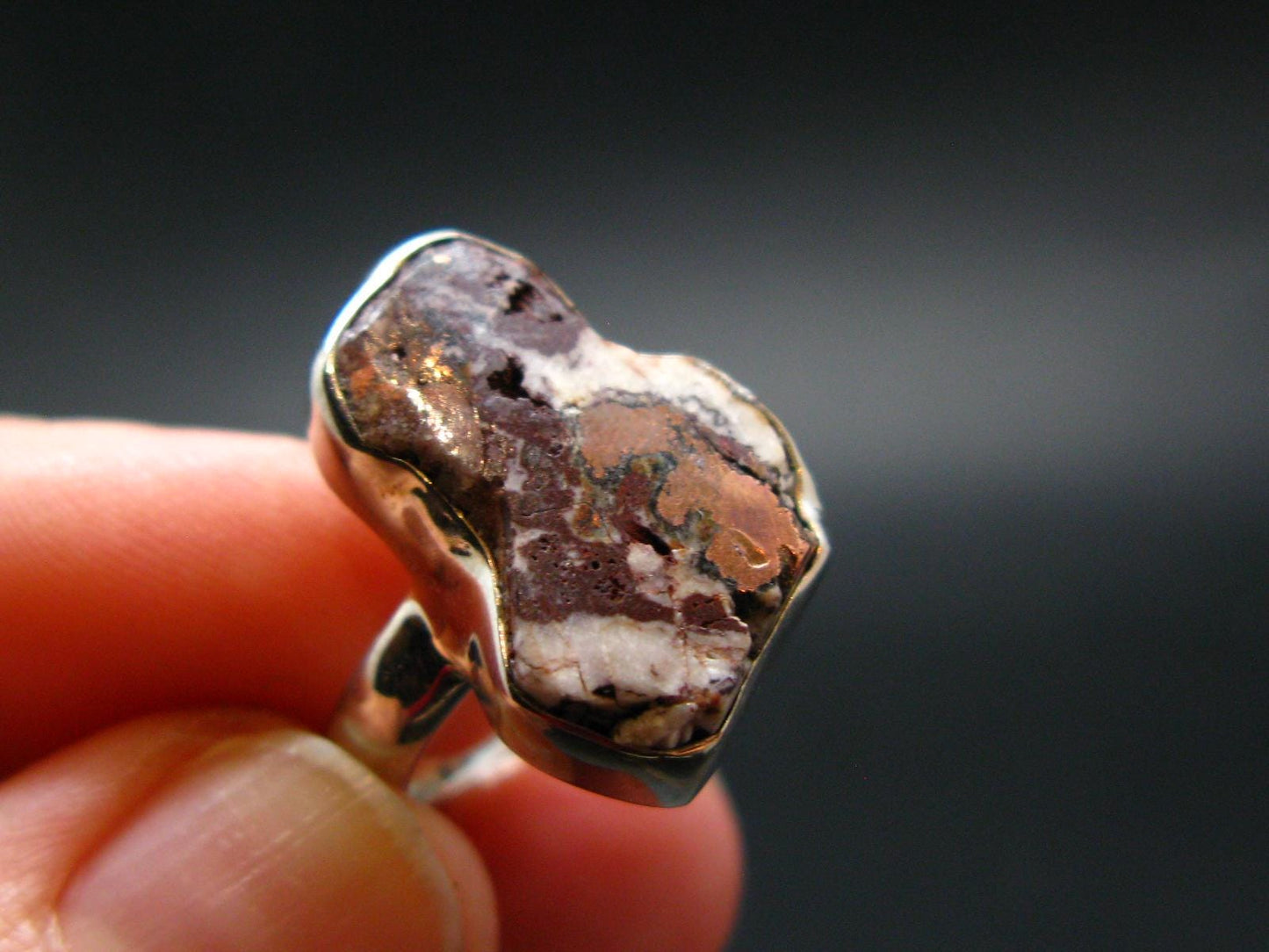 Copper Silver Ring from Michigan - 6.26 Grams - Size 6