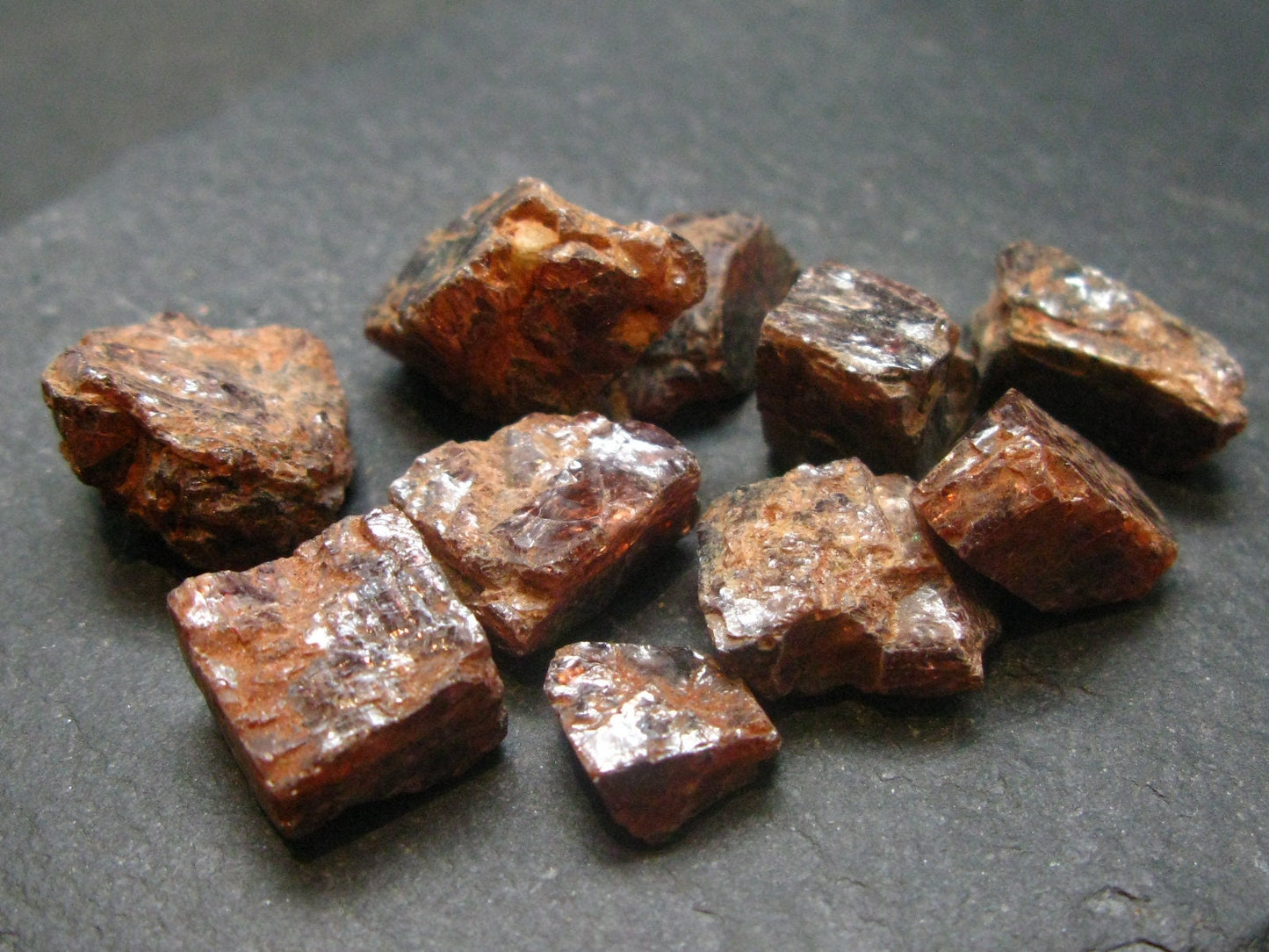 Lot of 10 Zircon Crystals From Tanzania - 35.75 Grams