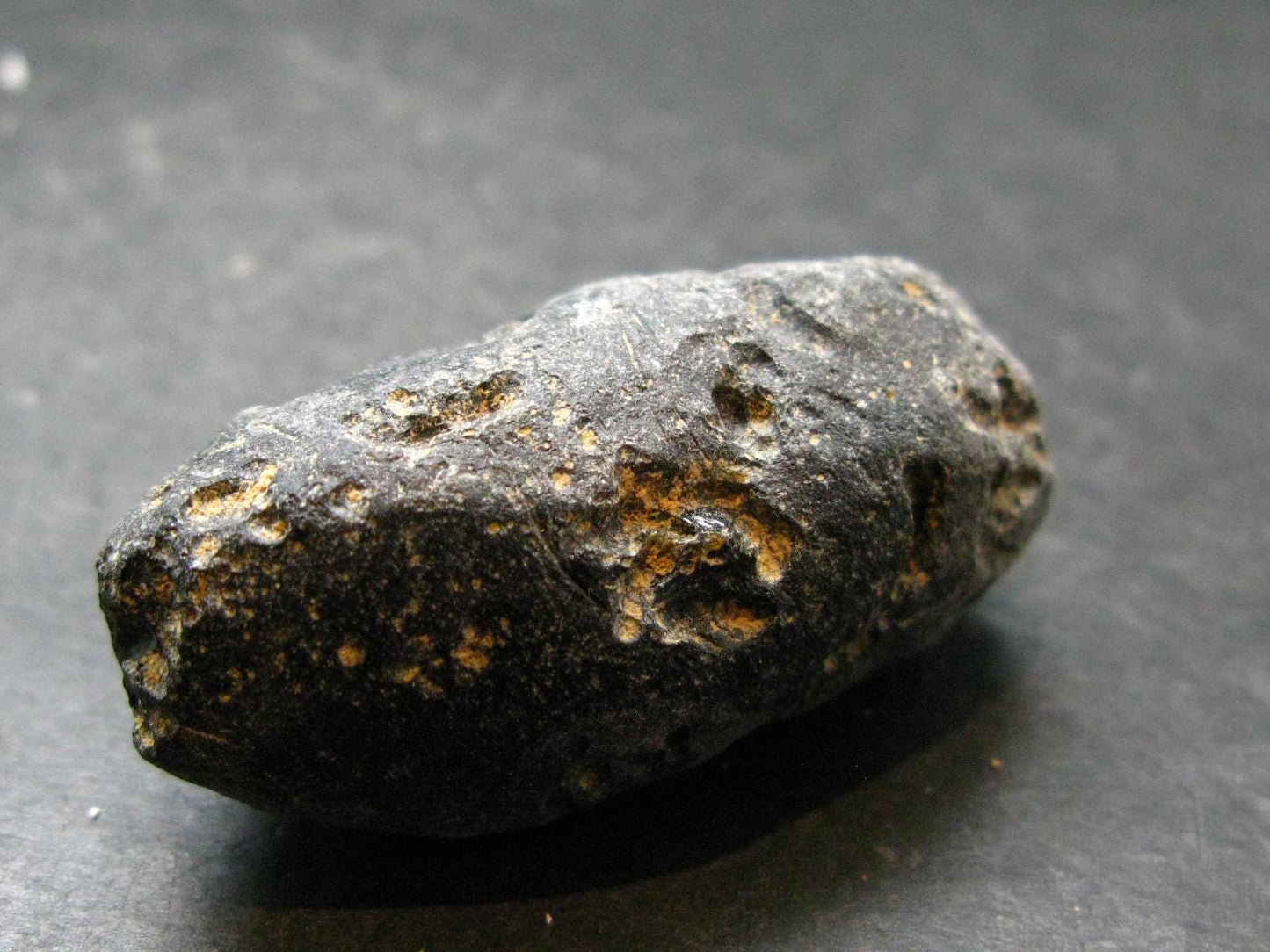 Rare Large Black Tibetan Tektite Raw Piece from Tibet - 1.9" - 36.05 Grams