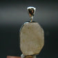 Very Rare White Cryolite 925 Silver Pendant from Greenland - 1.1" - 3.72 Grams