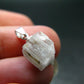 Extremely Rare Rough Beryllonite Crystal Silver Pendant from Afghanistan - 0.7" - 4.30 Carats