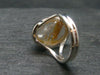 Fine Rutilated Quartz Silver Ring from Brazil - 4.90 Grams - Size 6