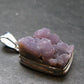 Purple Grape Agate Cluster Silver Pendant From Indonesia - 1.4" - 9.25 Grams