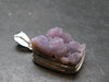Purple Grape Agate Cluster Silver Pendant From Indonesia - 1.4" - 9.25 Grams