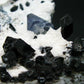 Benitoite and Neptunite on Natrolite Cluster From California - 1.5" - 10.35 Grams