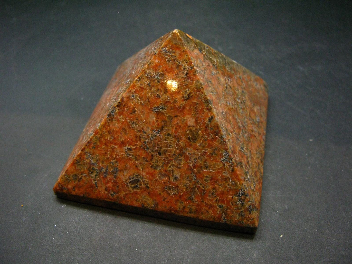 Natural Rosophia Feldspar Pyramid From Rocky Mountains -3.1" - 389 Grams