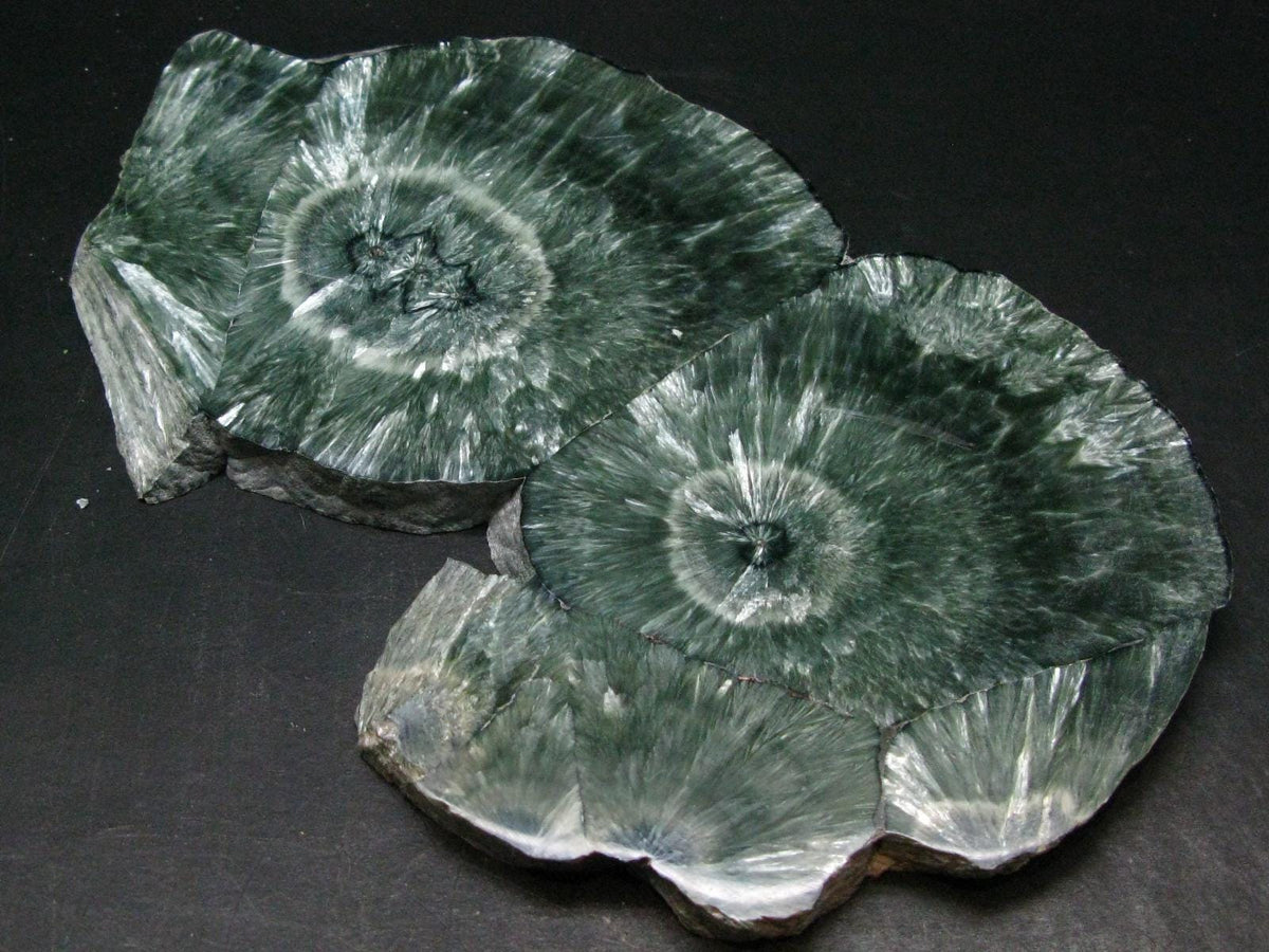 Nice Polished Seraphinite Clinochlore Stalactite Slab From Russia - 8.6" - 490 Grams