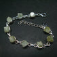 Rhodizite Rhodozite Silver Bracelet From Madagascar- 7" - 13.6 Grams