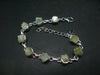 Rhodizite Rhodozite Silver Bracelet From Madagascar- 7" - 13.6 Grams