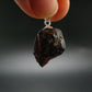 Gem Spessartine Spessartitne Garnet Pendant in SS From Brazil - 1.0" - 5.57 Grams