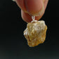 Rare Herderite Crystal Silver Pendant from Brazil - 0.9" - 3.18 Grams