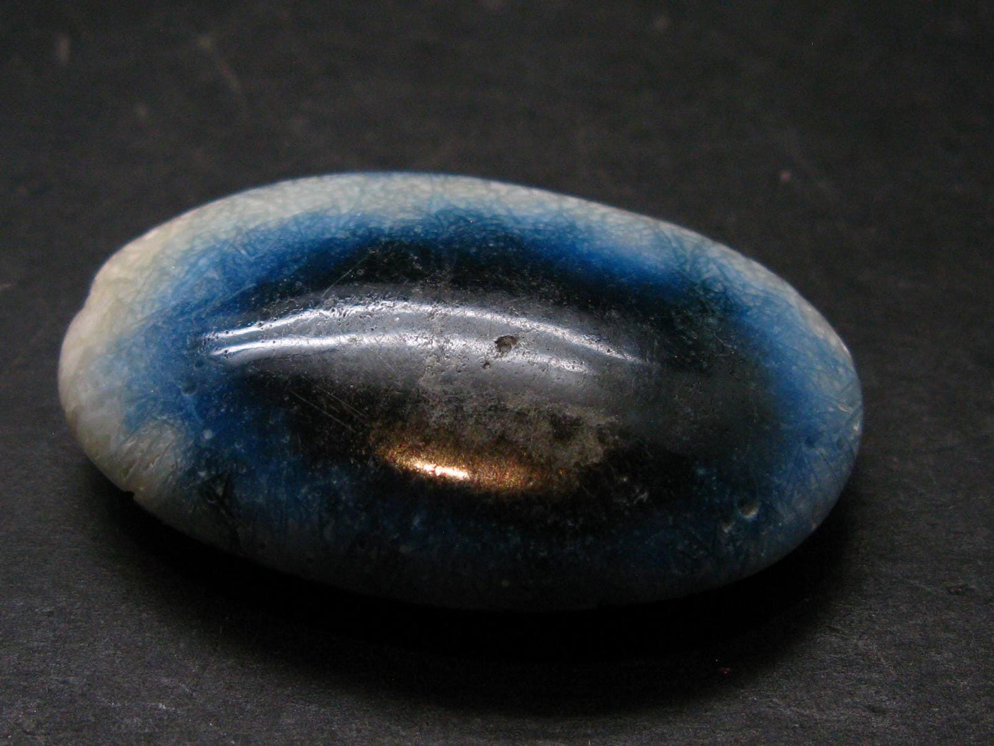 Blue Ice Glacierite Tumbled Stone from Indonesia - 1.9" - 27.62 Grams