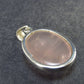 Symbol of Love and Beauty!! Natural Rose Quartz Pendant In 925 Silver From Brazil - 1.3" - 5.84 Grams