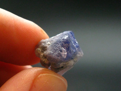 Fine Gem Tanzanite Zoisite Crystal From Tanzania - 11.20 Carats - 0.5"