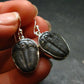 Trilobite Silver Earrings from USA - 1.3" - 4.68 Grams
