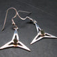Moldavite Tektite Silver Earrings from Czech Republic - 3.25 Grams